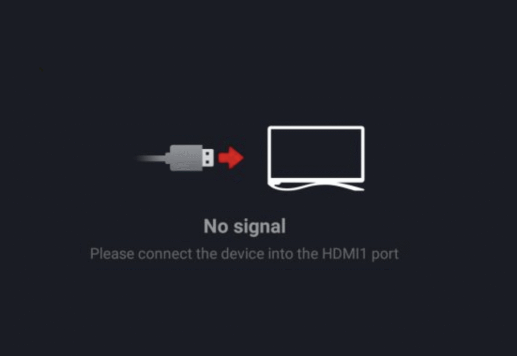hdmi no signal
